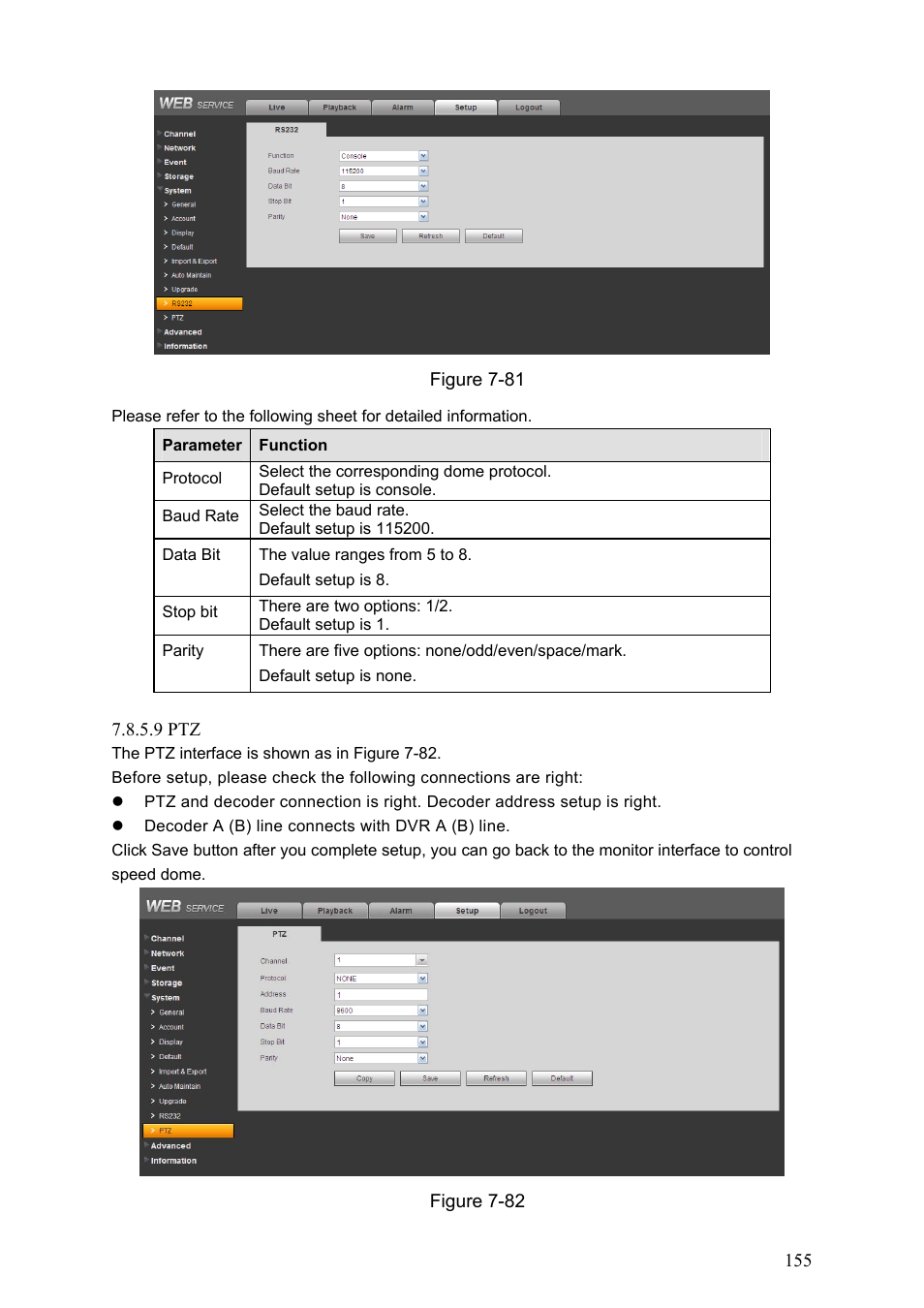 IC Realtime Max Series: 4/8/16 Channel D1 1.5U Standalone DVR User Manual | Page 165 / 197