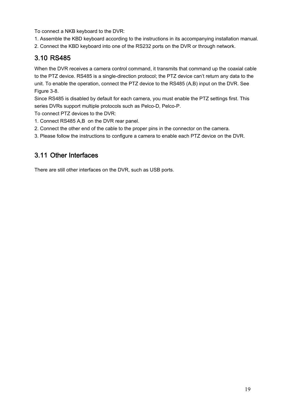 11 other interfaces | IC Realtime Max Series: 4/8/16 Channel D1 1.5U Standalone DVR User Manual | Page 29 / 197