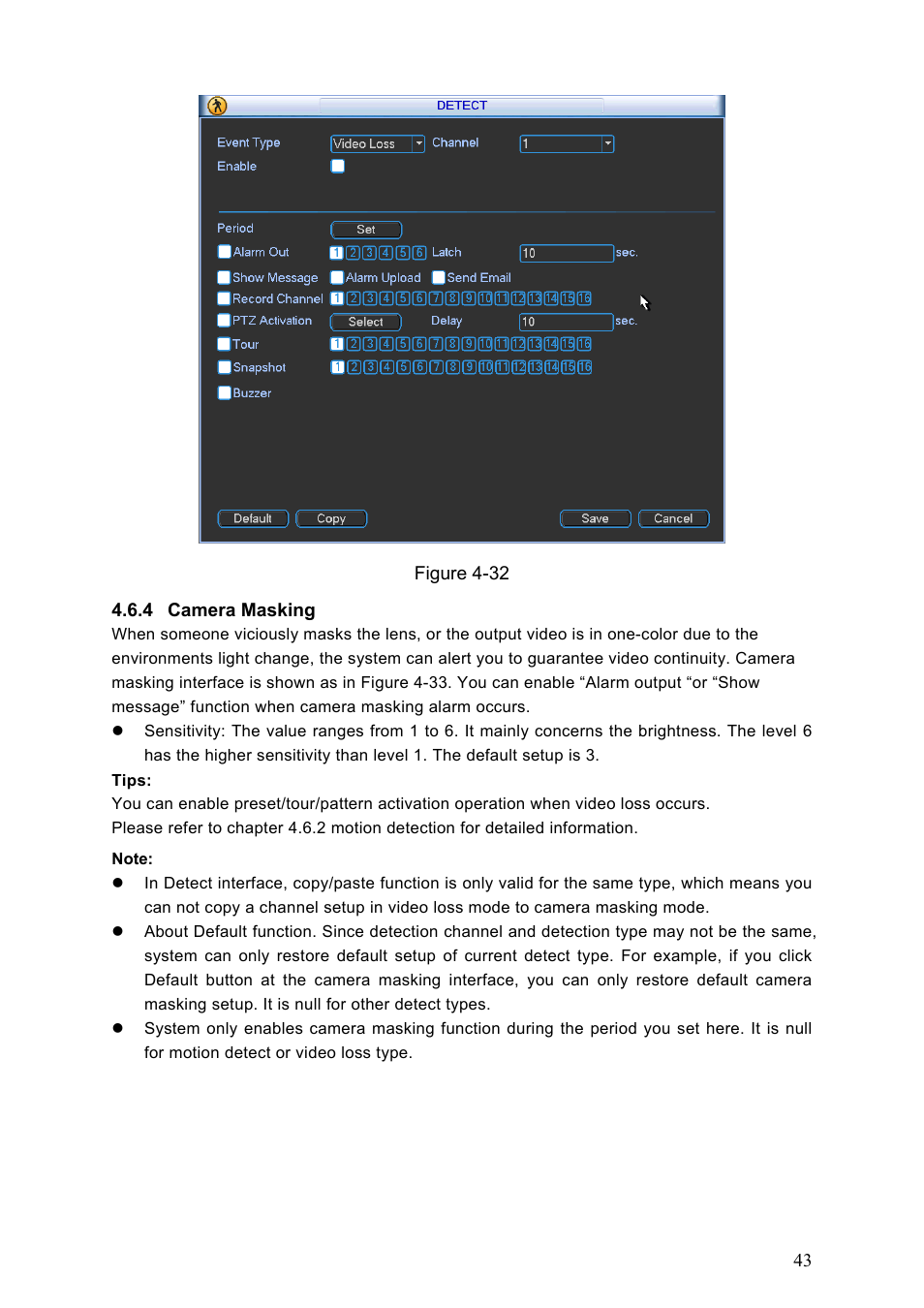 IC Realtime Max Series: 4/8/16 Channel D1 1.5U Standalone DVR User Manual | Page 53 / 197