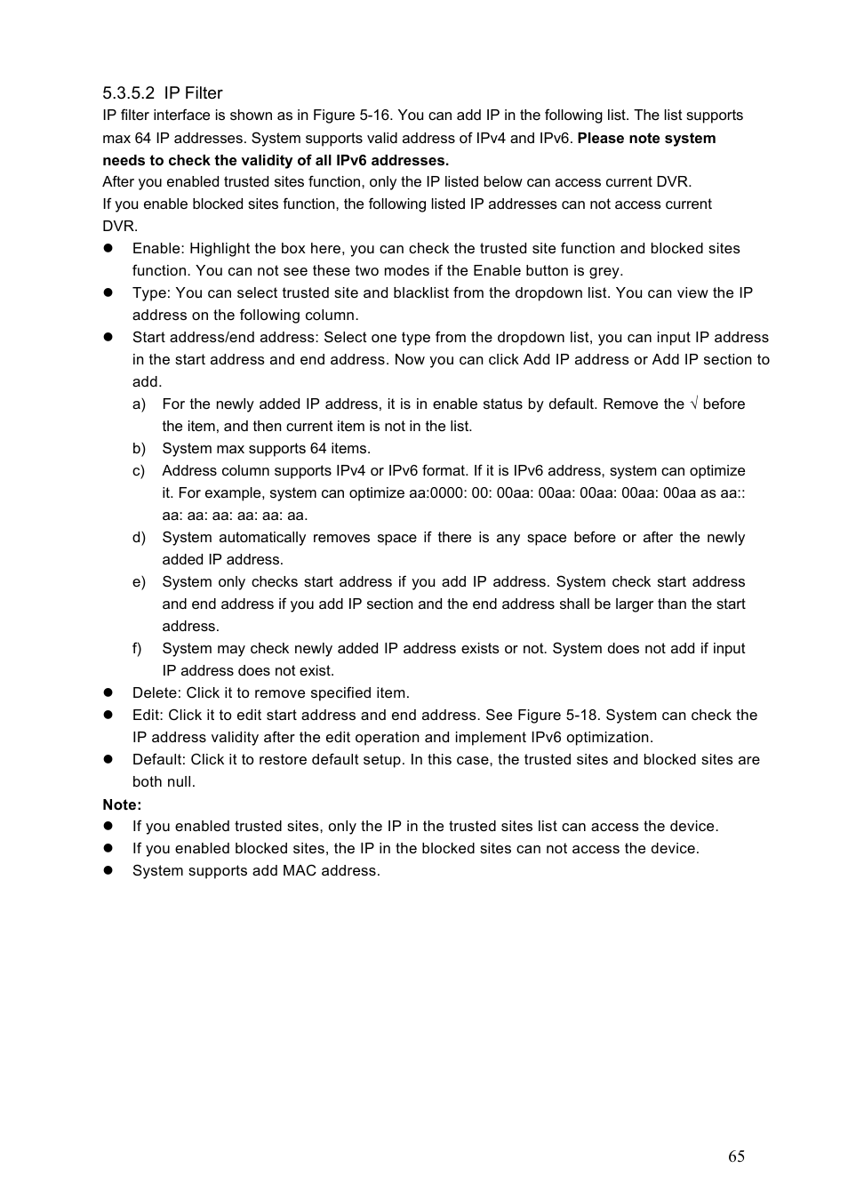 IC Realtime Max Series: 4/8/16 Channel D1 1.5U Standalone DVR User Manual | Page 75 / 197