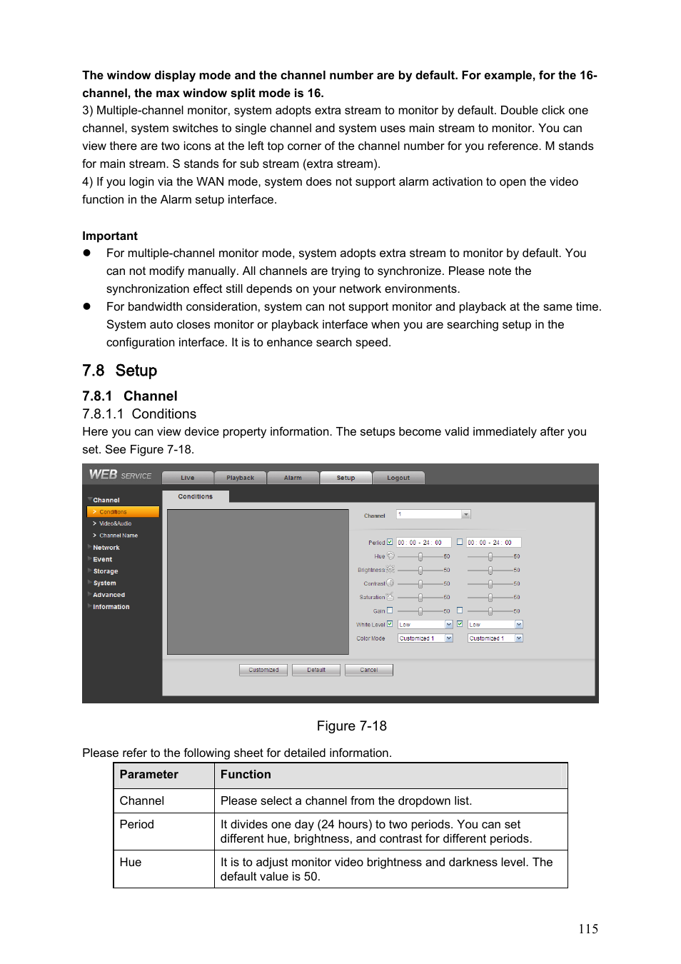 8 setup | IC Realtime Flex Series: 8-CH High Performance H.264E 2U DVR with DVD-RW User Manual | Page 125 / 195
