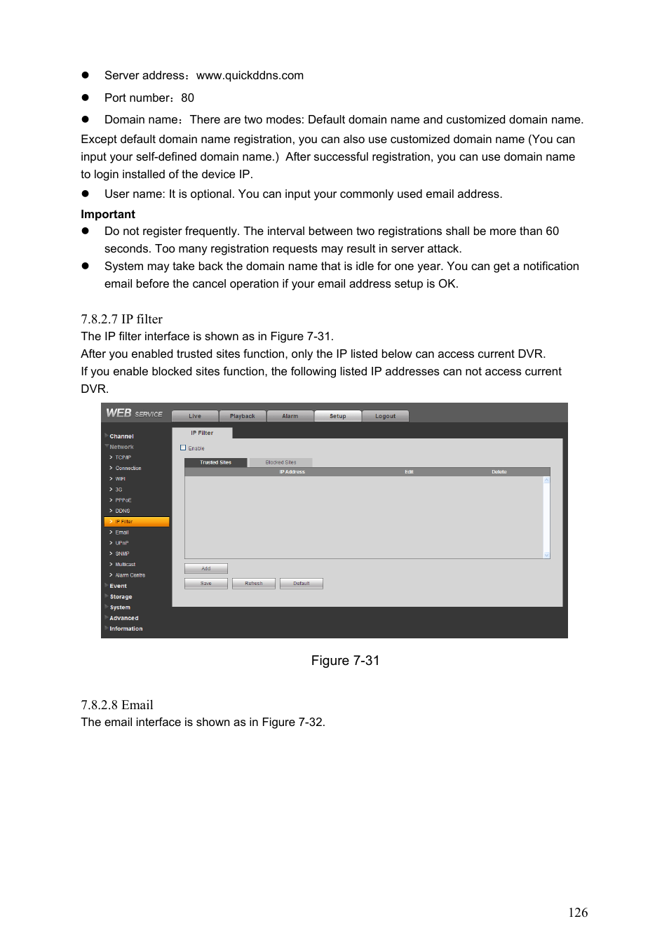 IC Realtime Flex Series: 8-CH High Performance H.264E 2U DVR with DVD-RW User Manual | Page 136 / 195