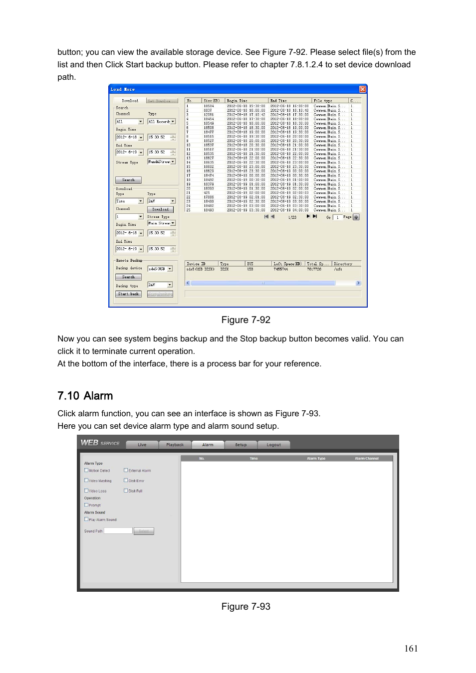 10 alarm | IC Realtime Flex Series: 8-CH High Performance H.264E 2U DVR with DVD-RW User Manual | Page 171 / 195