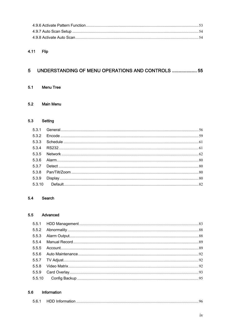 IC Realtime Flex Series: 8-CH High Performance H.264E 2U DVR with DVD-RW User Manual | Page 5 / 195