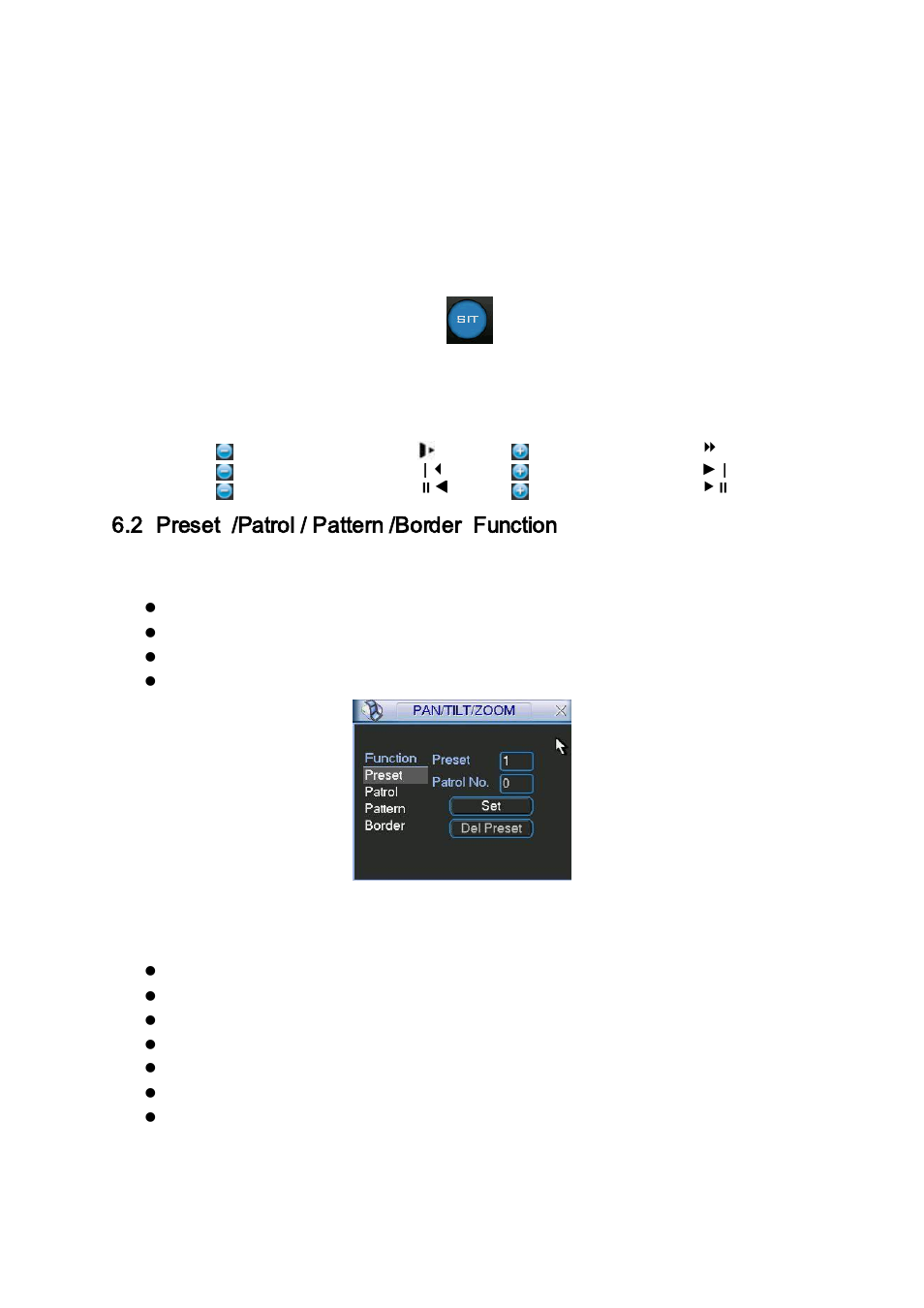 3d intelligent positioning key, Preset /patrol / pattern /border function, 0h40 | Figure 6-3, 2 preset /patrol / pattern /border function, Figure 6-4, Figure 6-5 | IC Realtime Flex Series: 32-CH High Performance H.264E 2U DVR User Manual | Page 107 / 180