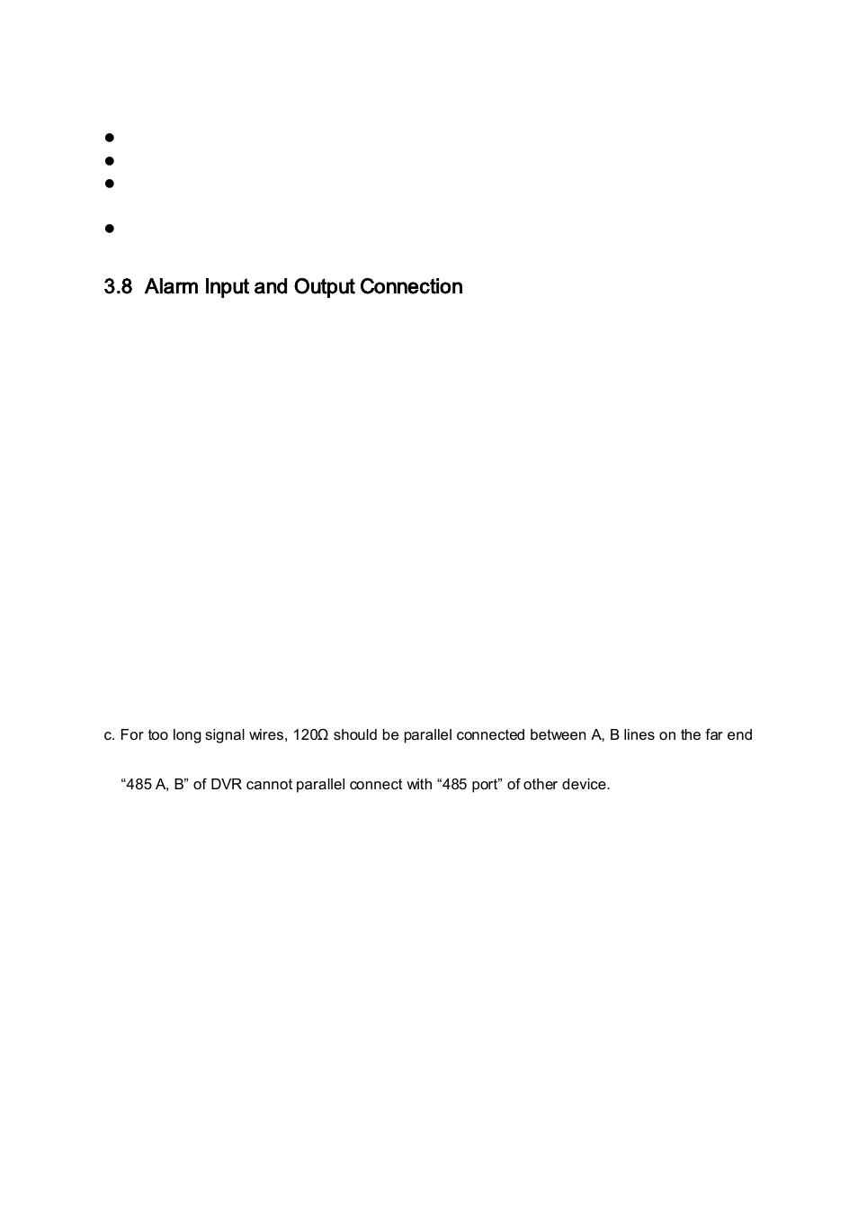 Alarm input and output connection, Alarm input and output details, 8 alarm input and output connection | IC Realtime Flex Series: 32-CH High Performance H.264E 2U DVR User Manual | Page 33 / 180