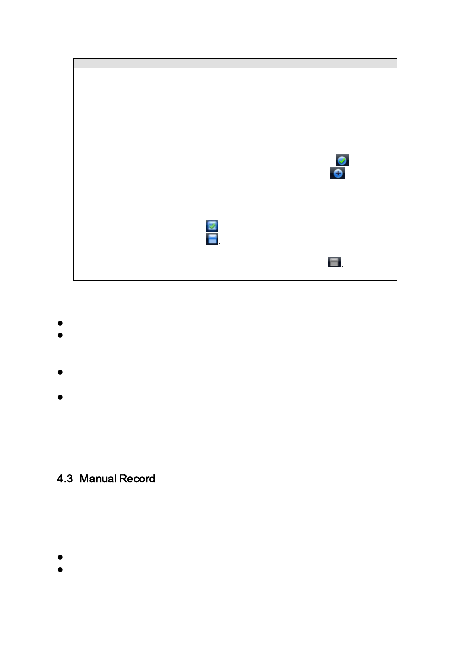 Manual record, 3 manual record | IC Realtime Flex Series: 32-CH High Performance H.264E 2U DVR User Manual | Page 40 / 180
