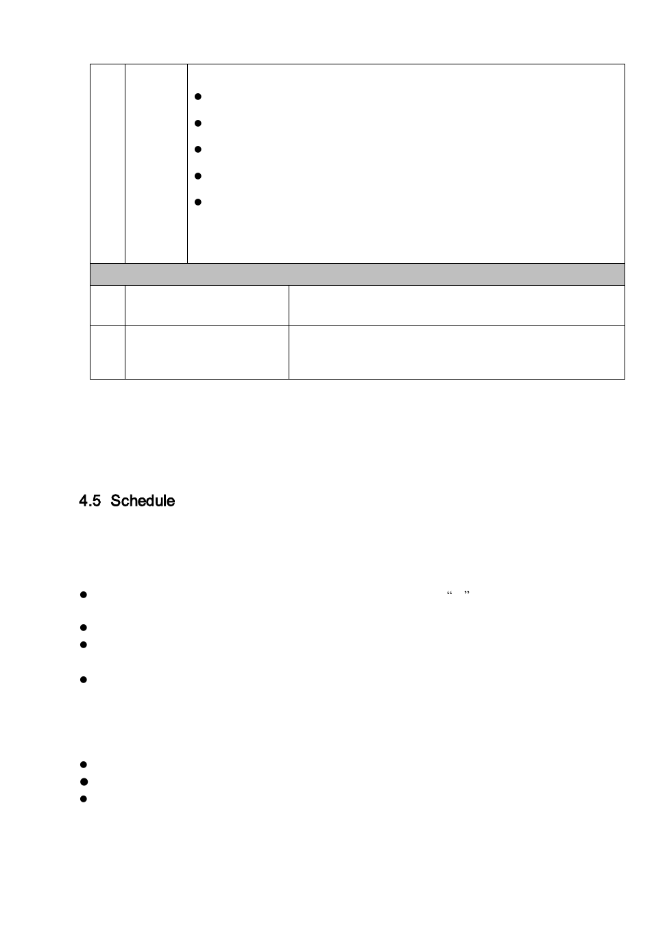 Schedule, Schedule menu, 5 schedule | IC Realtime Flex Series: 32-CH High Performance H.264E 2U DVR User Manual | Page 46 / 180