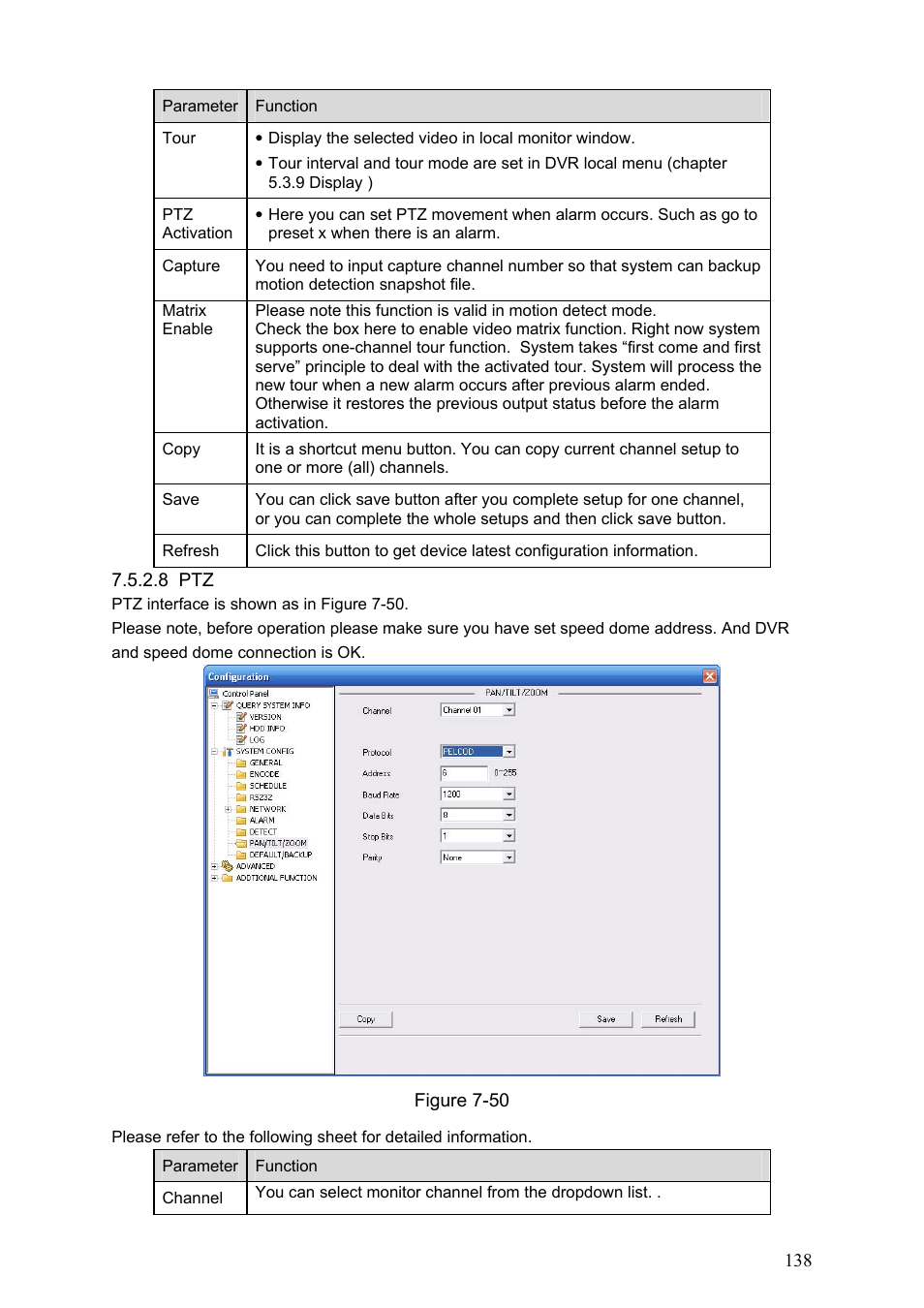 8 ptz, Figure 7-50 | IC Realtime Flex Series: 64 Channel 2CIF 3U Standalone DVR User Manual | Page 148 / 185