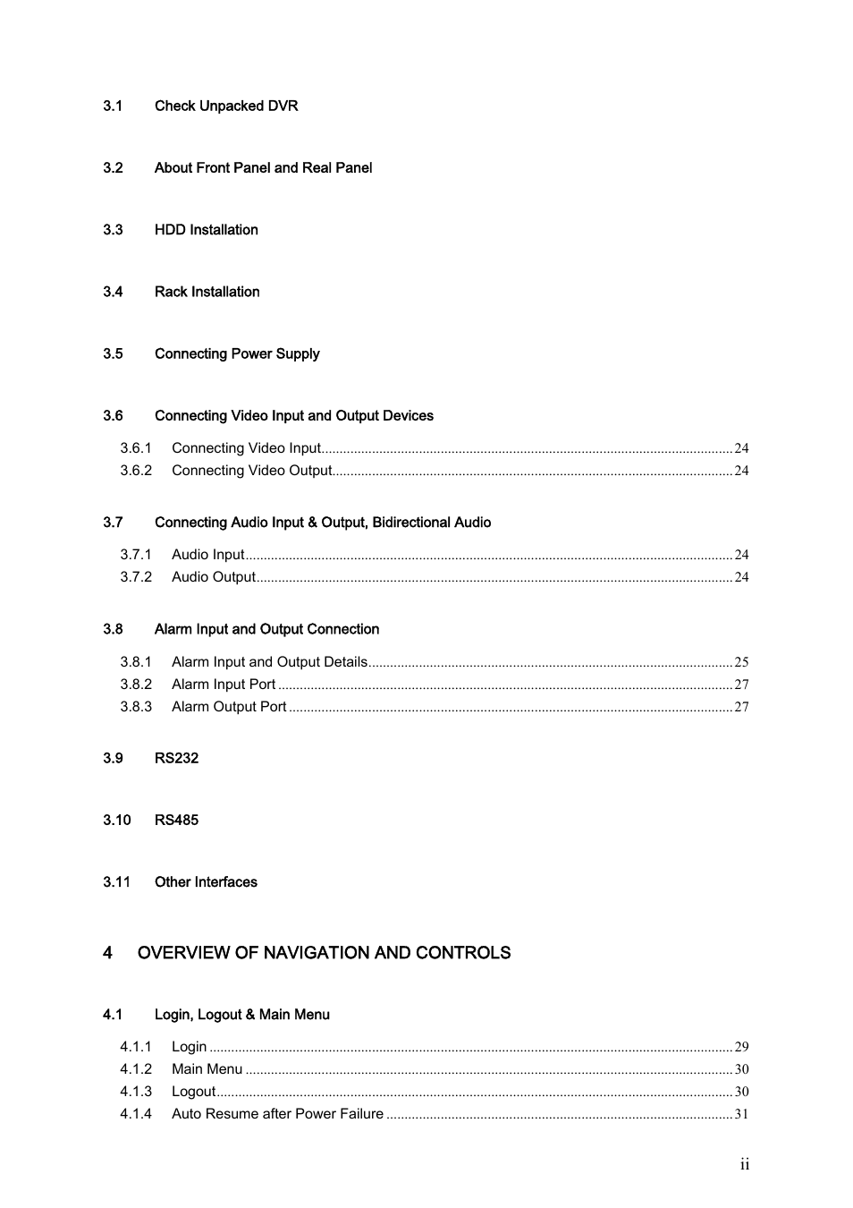 IC Realtime Flex Series: 64 Channel 2CIF 3U Standalone DVR User Manual | Page 3 / 185