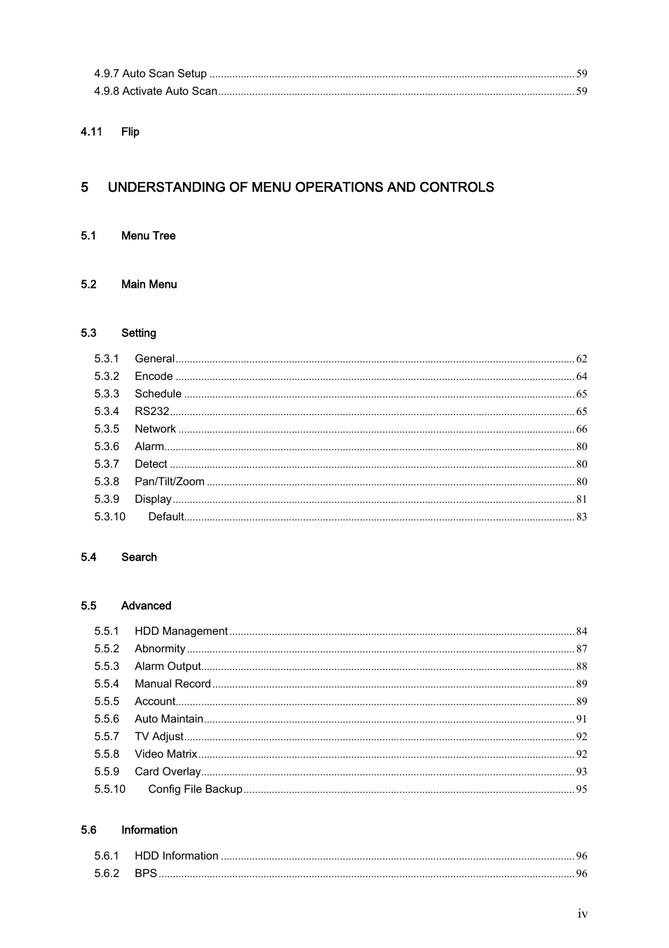 IC Realtime Flex Series: 64 Channel 2CIF 3U Standalone DVR User Manual | Page 5 / 185