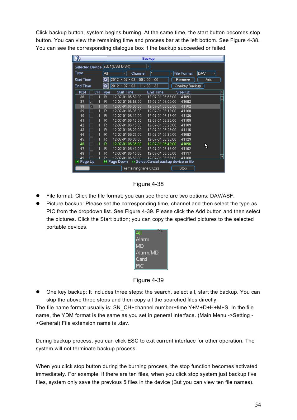 IC Realtime Flex Series: 64 Channel 2CIF 3U Standalone DVR User Manual | Page 64 / 185