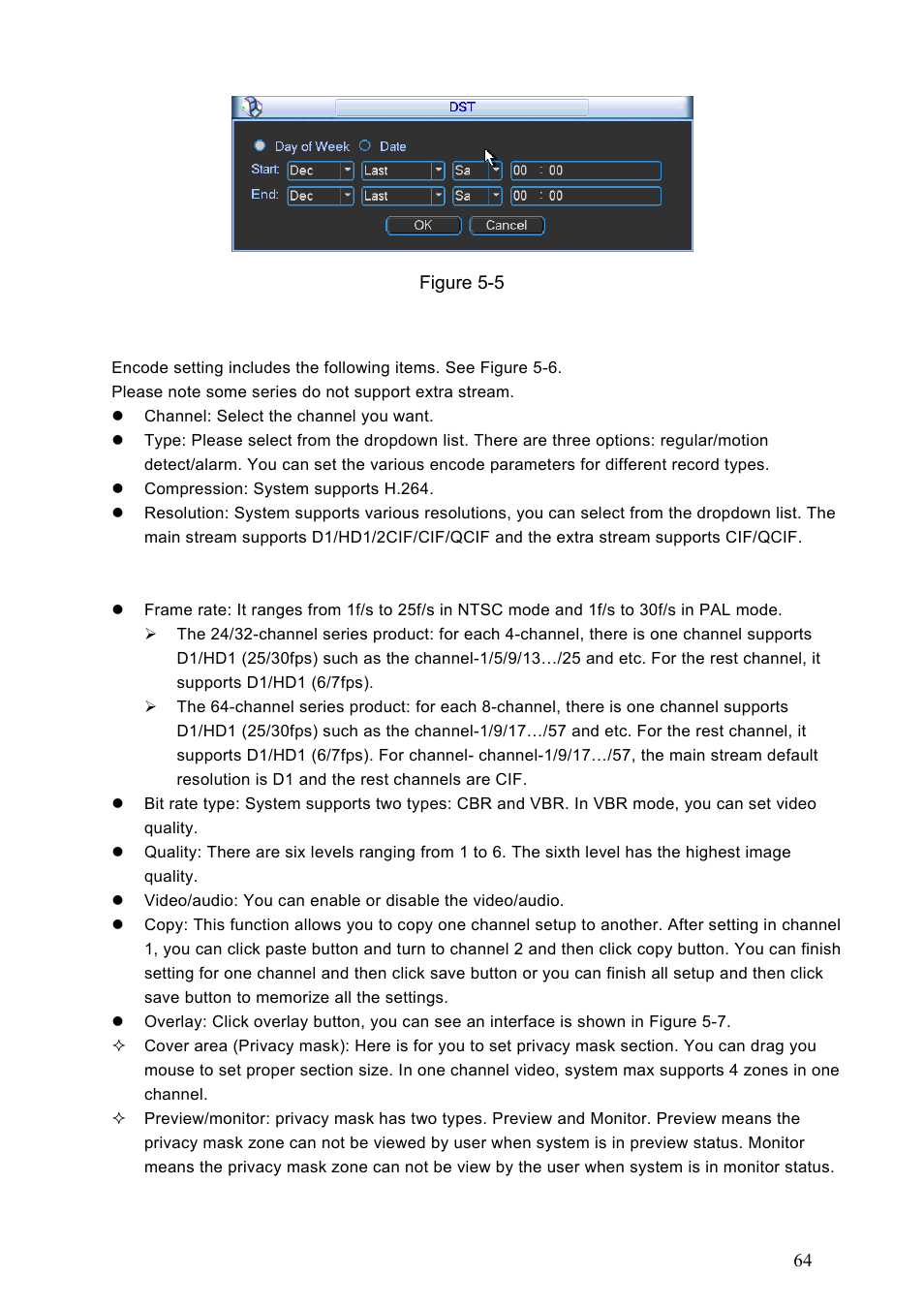 IC Realtime Flex Series: 64 Channel 2CIF 3U Standalone DVR User Manual | Page 74 / 185