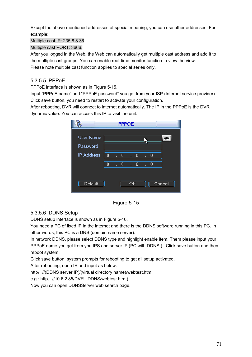 IC Realtime Flex Series: 64 Channel 2CIF 3U Standalone DVR User Manual | Page 81 / 185