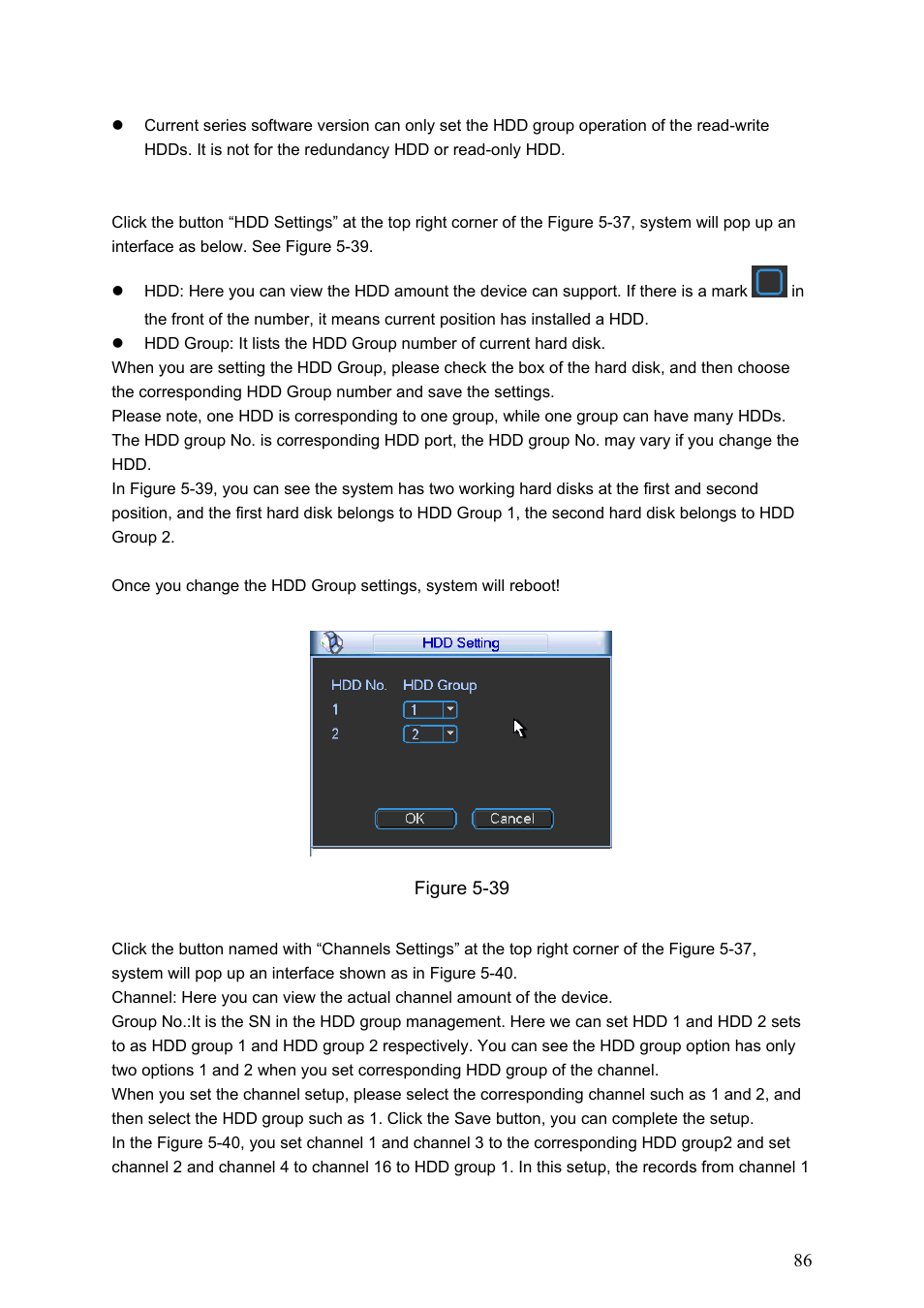 IC Realtime Flex Series: 64 Channel 2CIF 3U Standalone DVR User Manual | Page 96 / 185