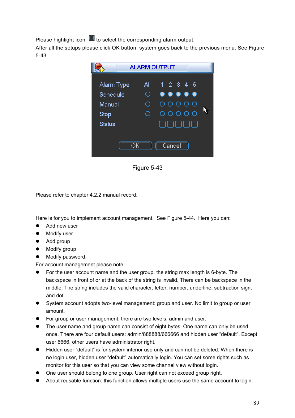 IC Realtime Flex Series: 64 Channel 2CIF 3U Standalone DVR User Manual | Page 99 / 185