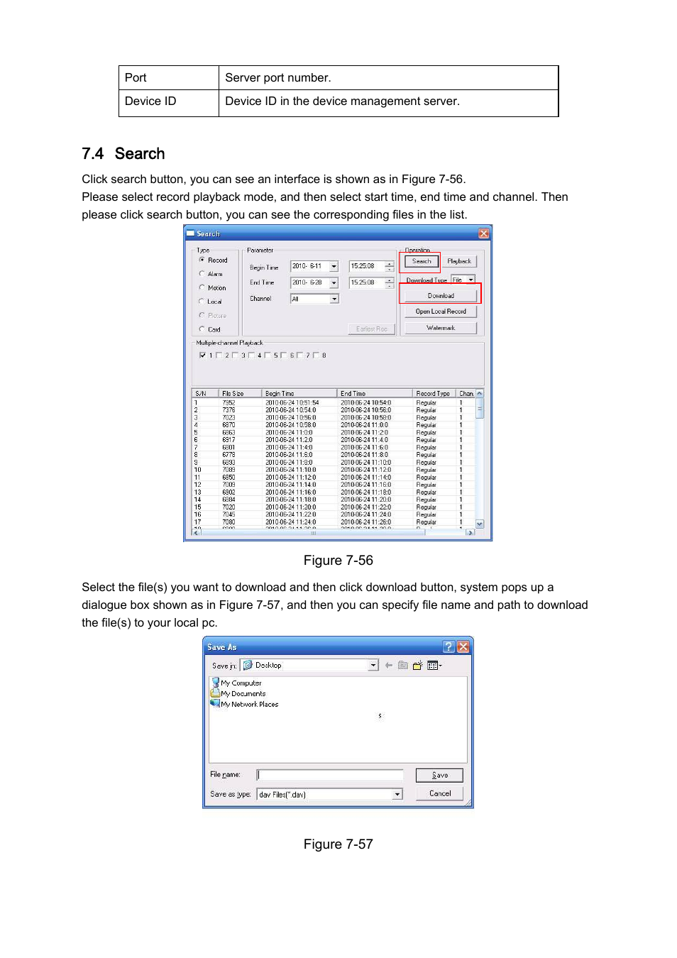 4 search | IC Realtime Combo Series: 8 Channel DVR with built-in 10 LCD monitor User Manual | Page 128 / 153