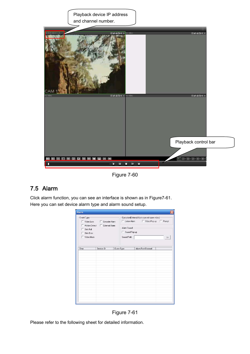 5 alarm | IC Realtime Combo Series: 8 Channel DVR with built-in 10 LCD monitor User Manual | Page 131 / 153