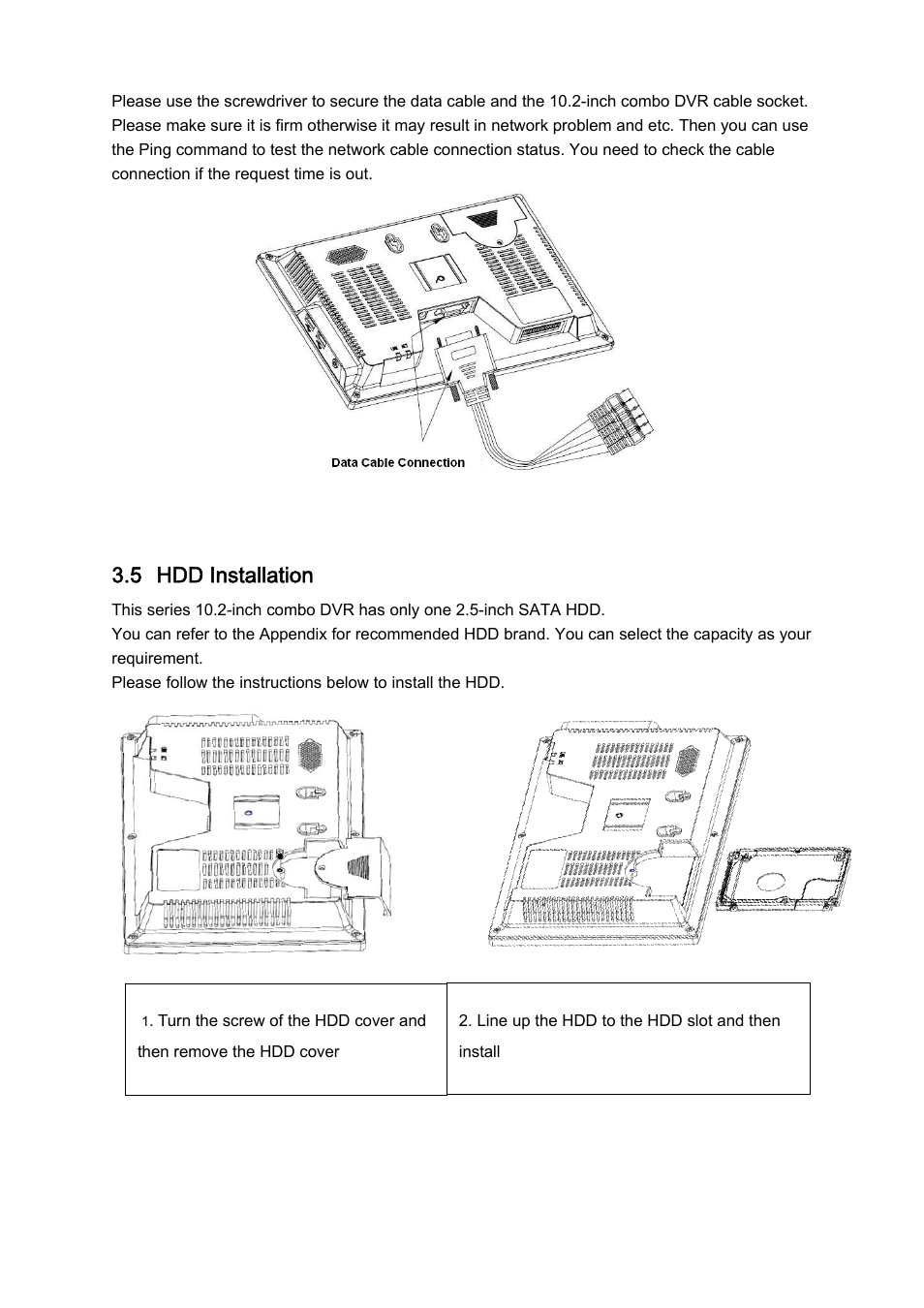 5 hdd installation | IC Realtime Combo Series: 8 Channel DVR with built-in 10 LCD monitor User Manual | Page 23 / 153