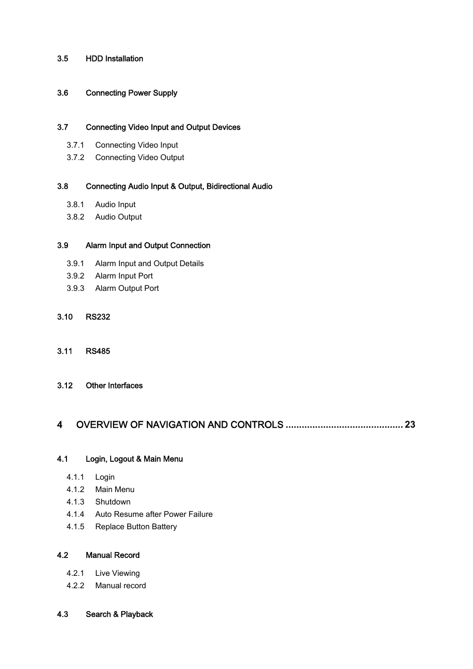 IC Realtime Combo Series: 8 Channel DVR with built-in 10 LCD monitor User Manual | Page 3 / 153