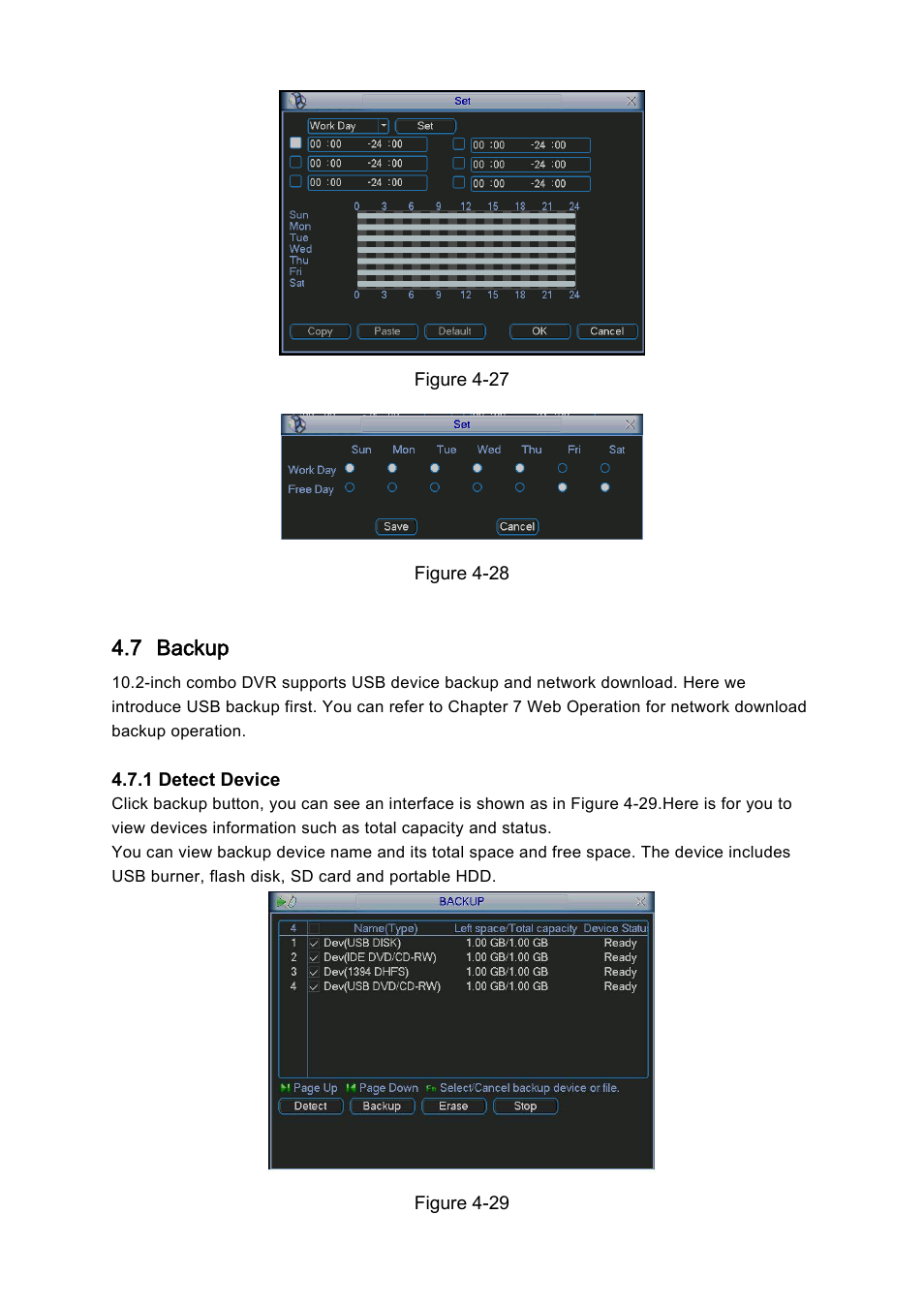 7 backup | IC Realtime Combo Series: 8 Channel DVR with built-in 10 LCD monitor User Manual | Page 48 / 153