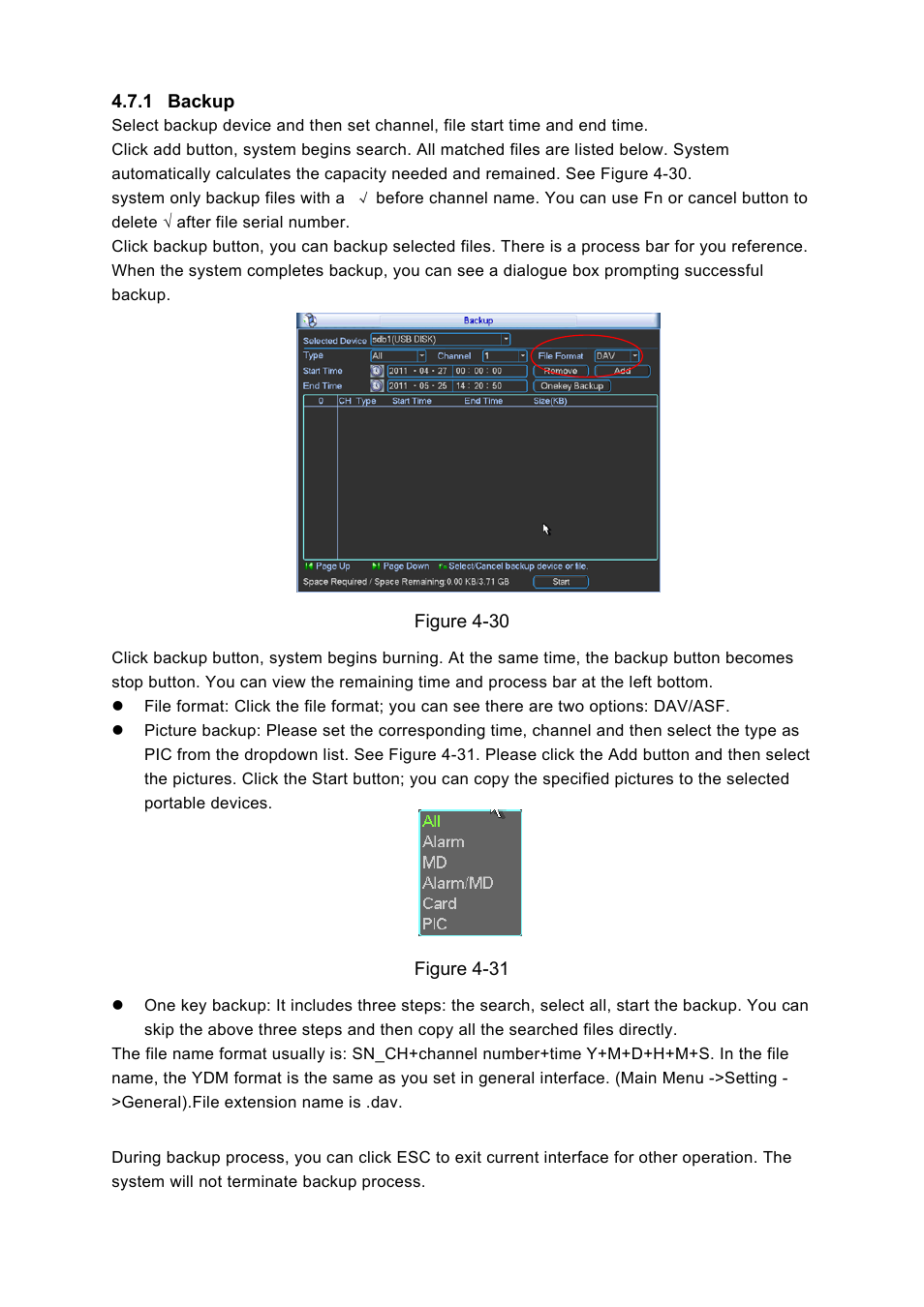IC Realtime Combo Series: 8 Channel DVR with built-in 10 LCD monitor User Manual | Page 49 / 153