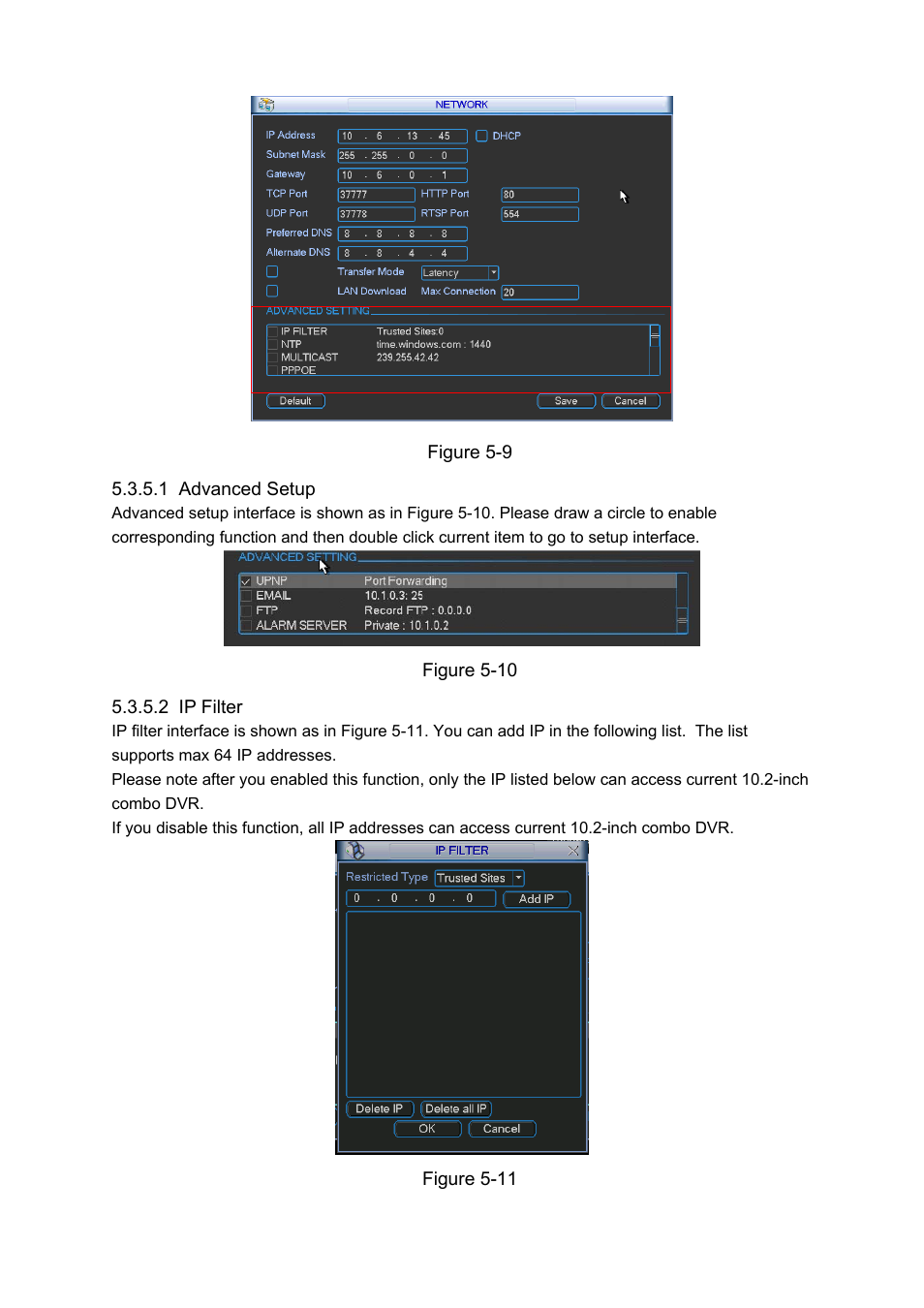 IC Realtime Combo Series: 8 Channel DVR with built-in 10 LCD monitor User Manual | Page 62 / 153