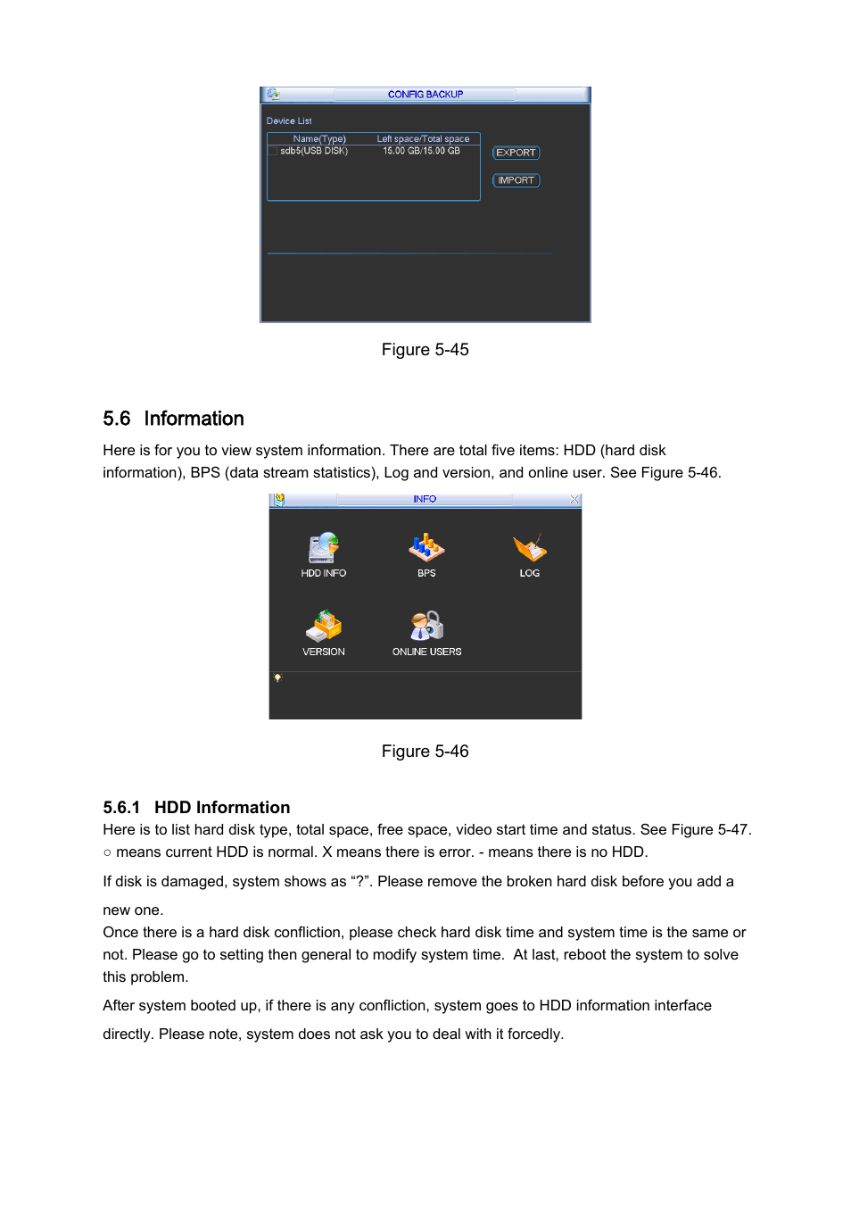 6 information | IC Realtime Combo Series: 8 Channel DVR with built-in 10 LCD monitor User Manual | Page 81 / 153