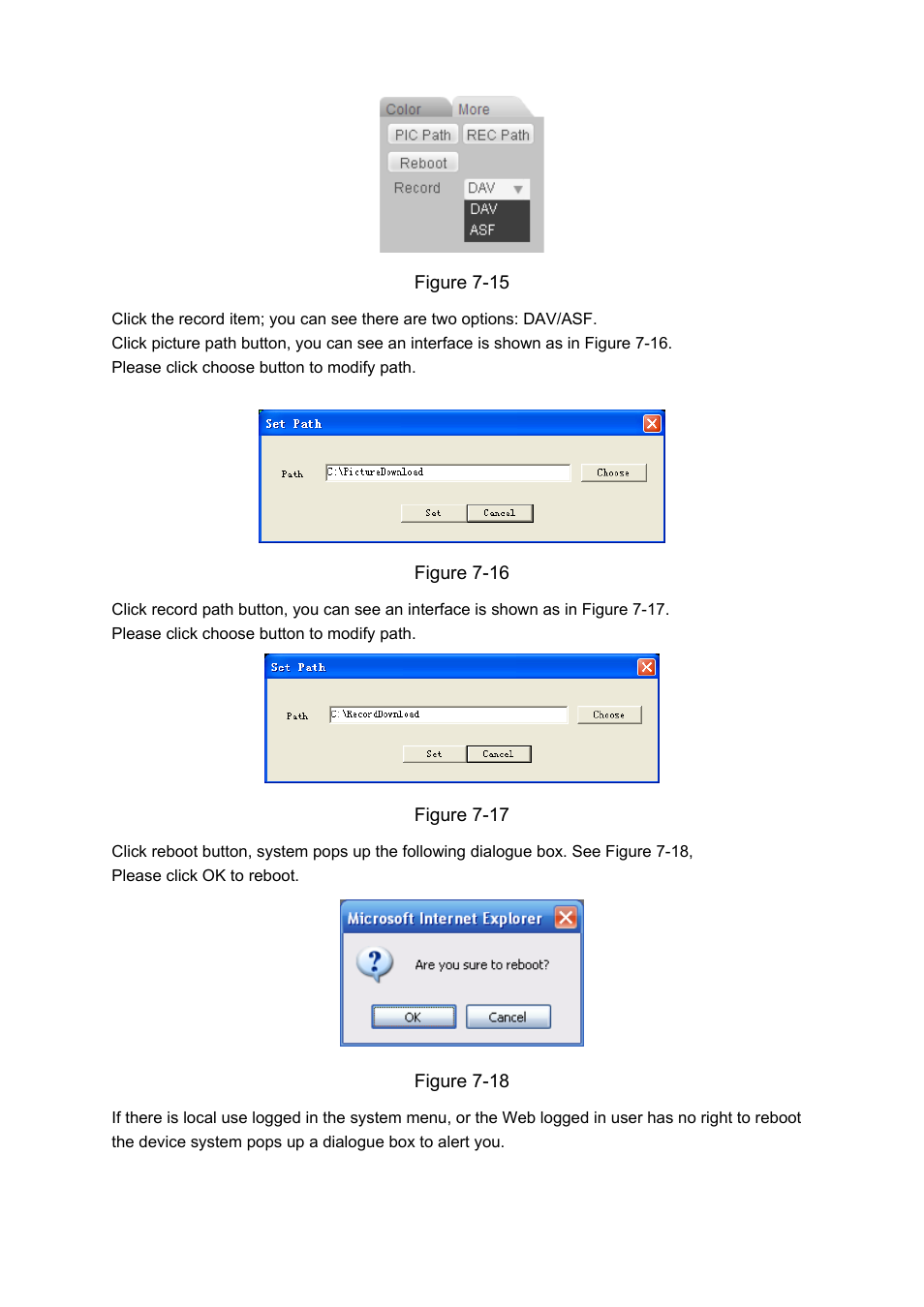IC Realtime Combo Series: 8 Channel DVR with built-in 10 LCD monitor User Manual | Page 98 / 153