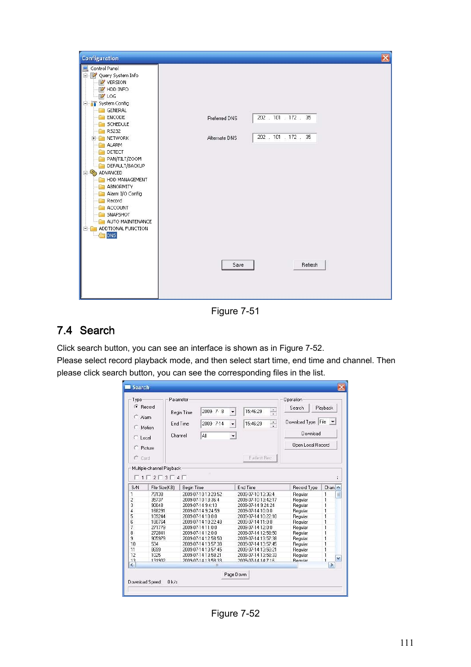 4 search | IC Realtime Combo Series: 8 Channel DVR with built-in 19 LCD monitor User Manual | Page 120 / 141