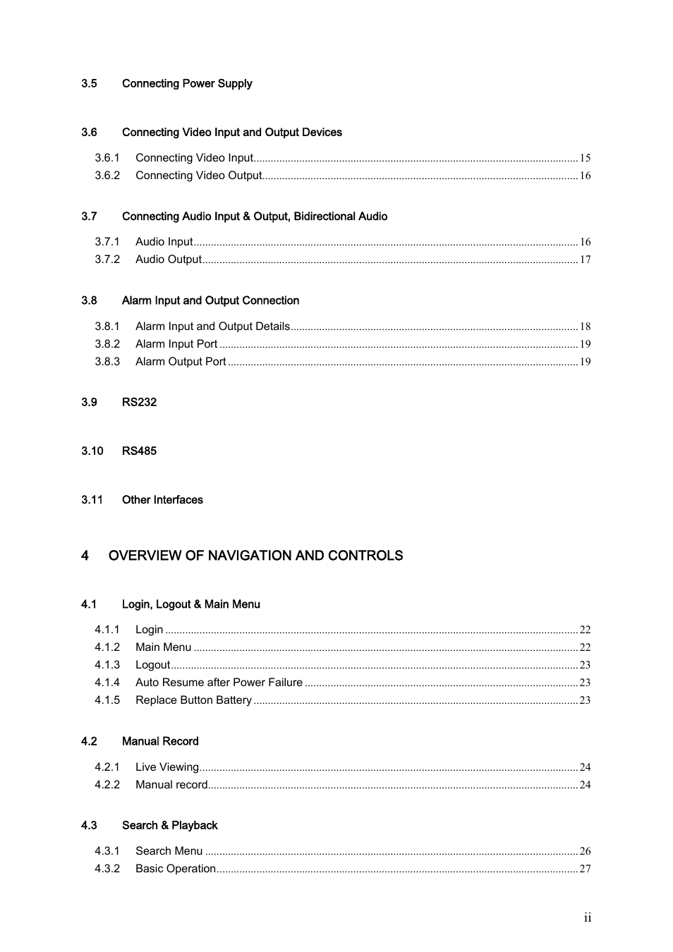 IC Realtime Combo Series: 8 Channel DVR with built-in 19 LCD monitor User Manual | Page 3 / 141