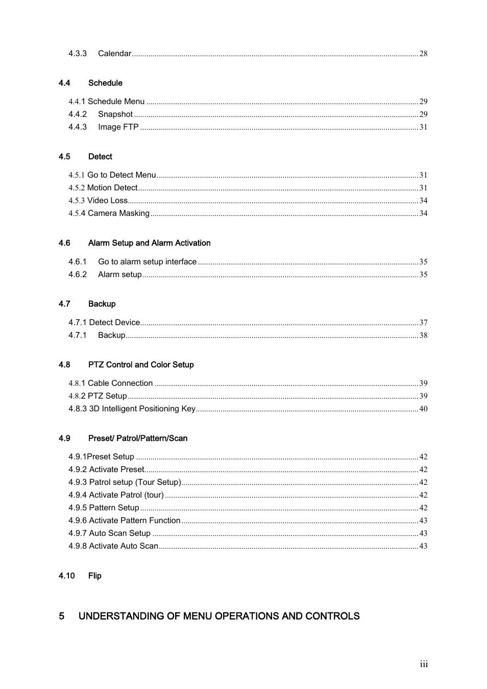 IC Realtime Combo Series: 8 Channel DVR with built-in 19 LCD monitor User Manual | Page 4 / 141
