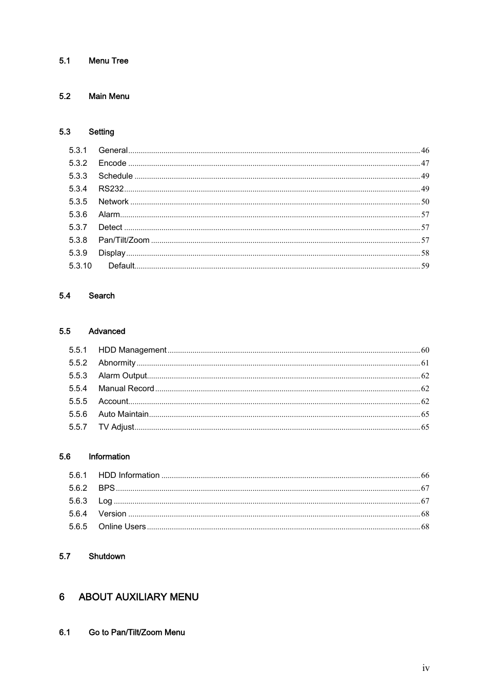 IC Realtime Combo Series: 8 Channel DVR with built-in 19 LCD monitor User Manual | Page 5 / 141