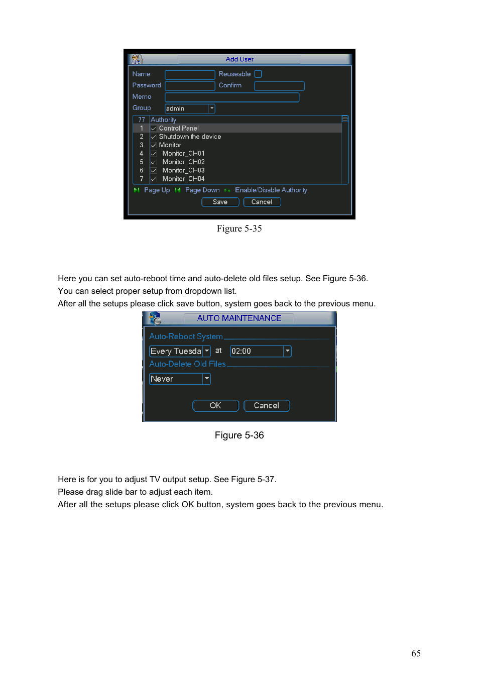 IC Realtime Combo Series: 8 Channel DVR with built-in 19 LCD monitor User Manual | Page 74 / 141