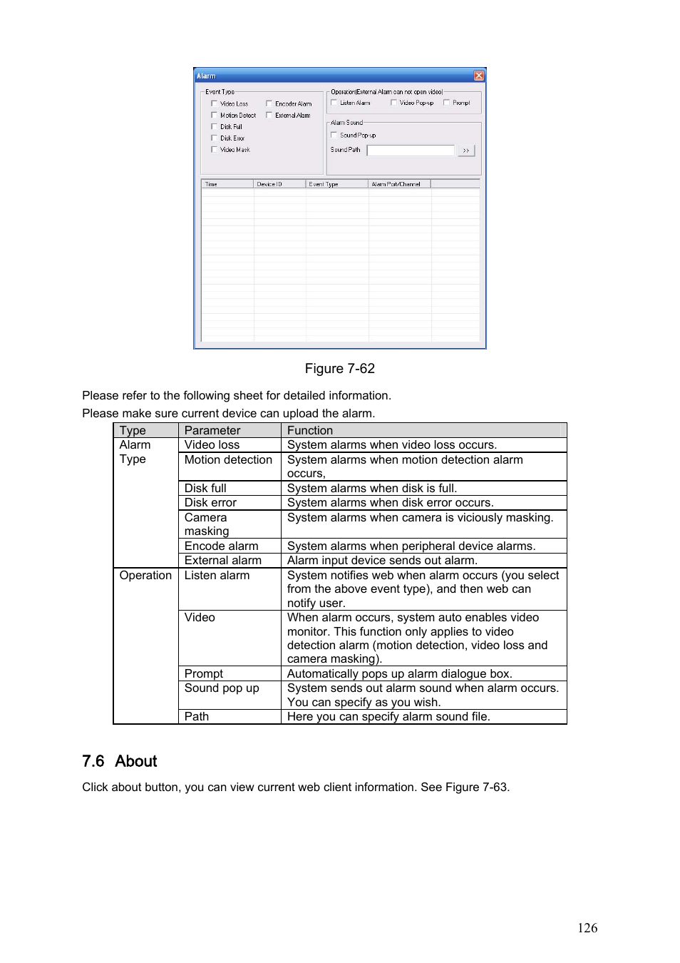 6 about | IC Realtime Specialty: 4-CH Mobile DVR User Manual | Page 126 / 137