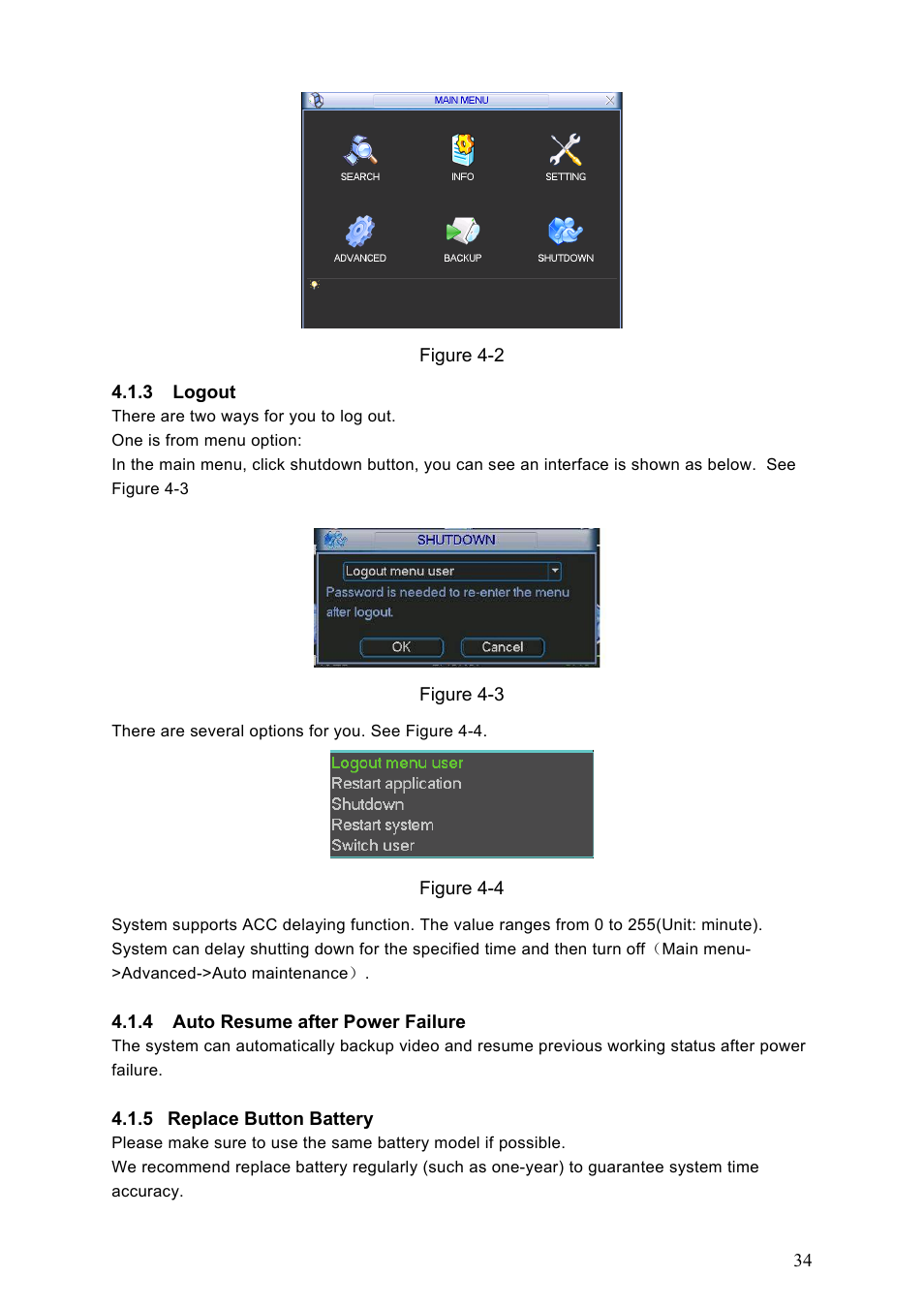 IC Realtime Specialty: 4-CH Mobile DVR User Manual | Page 34 / 137