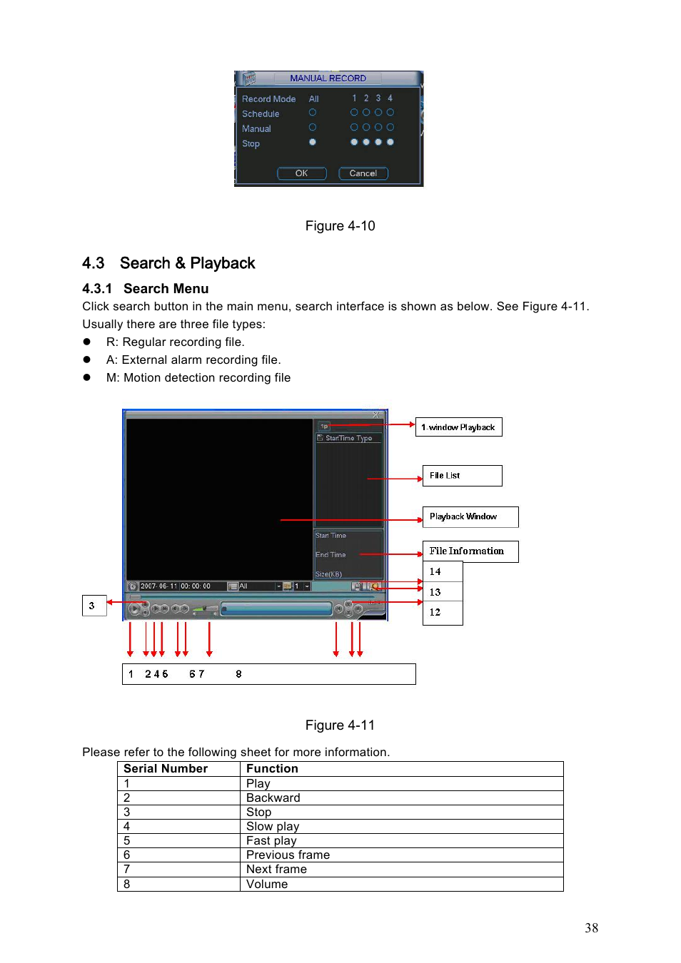 3 search & playback | IC Realtime Specialty: 4-CH Mobile DVR User Manual | Page 38 / 137