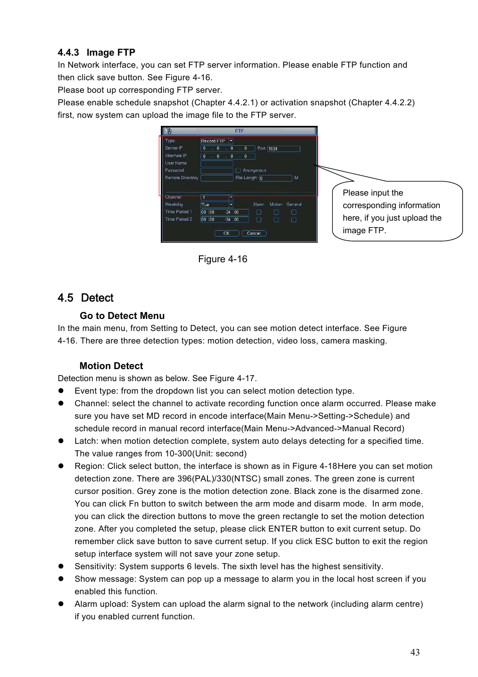 5 detect | IC Realtime Specialty: 4-CH Mobile DVR User Manual | Page 43 / 137