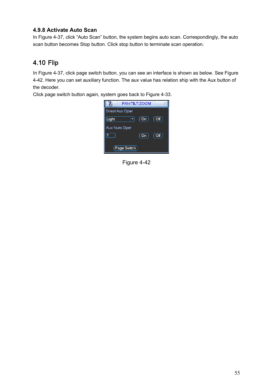 10 flip | IC Realtime Specialty: 4-CH Mobile DVR User Manual | Page 55 / 137