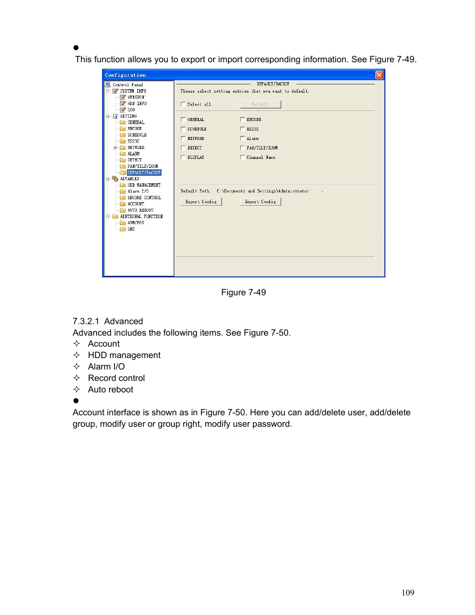 IC Realtime Specialty: Interrogator DVR - a DVR for law enforcement User Manual | Page 109 / 136