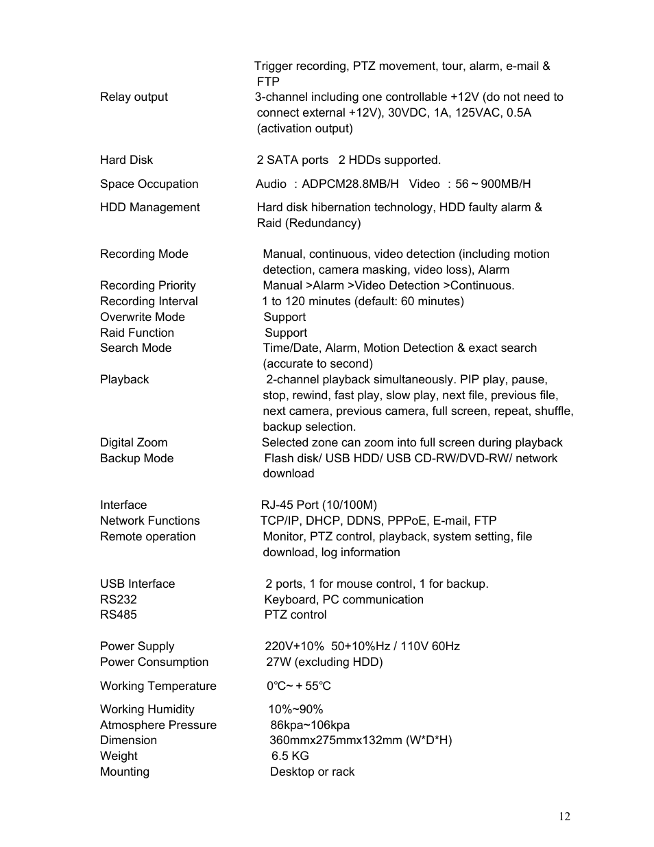 IC Realtime Specialty: Interrogator DVR - a DVR for law enforcement User Manual | Page 12 / 136