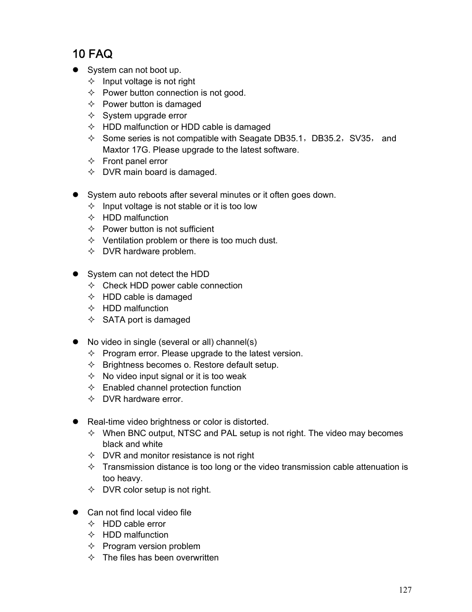 10 faq | IC Realtime Specialty: Interrogator DVR - a DVR for law enforcement User Manual | Page 127 / 136