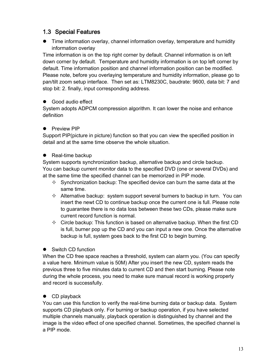IC Realtime Specialty: Interrogator DVR - a DVR for law enforcement User Manual | Page 13 / 136