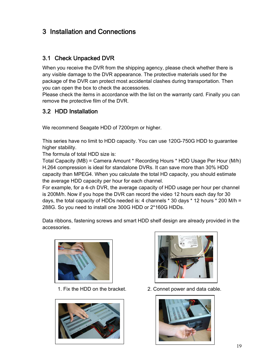 3 installation and connections | IC Realtime Specialty: Interrogator DVR - a DVR for law enforcement User Manual | Page 19 / 136