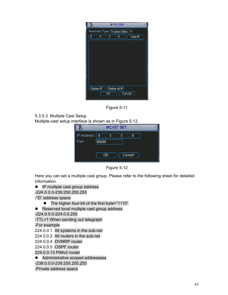 IC Realtime Specialty: Interrogator DVR - a DVR for law enforcement User Manual | Page 61 / 136