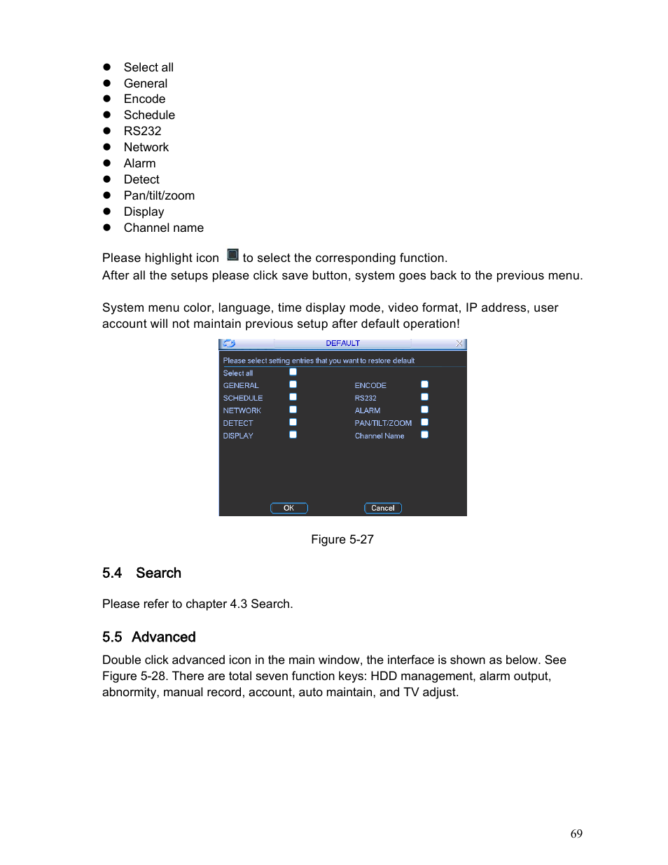 IC Realtime Specialty: Interrogator DVR - a DVR for law enforcement User Manual | Page 69 / 136