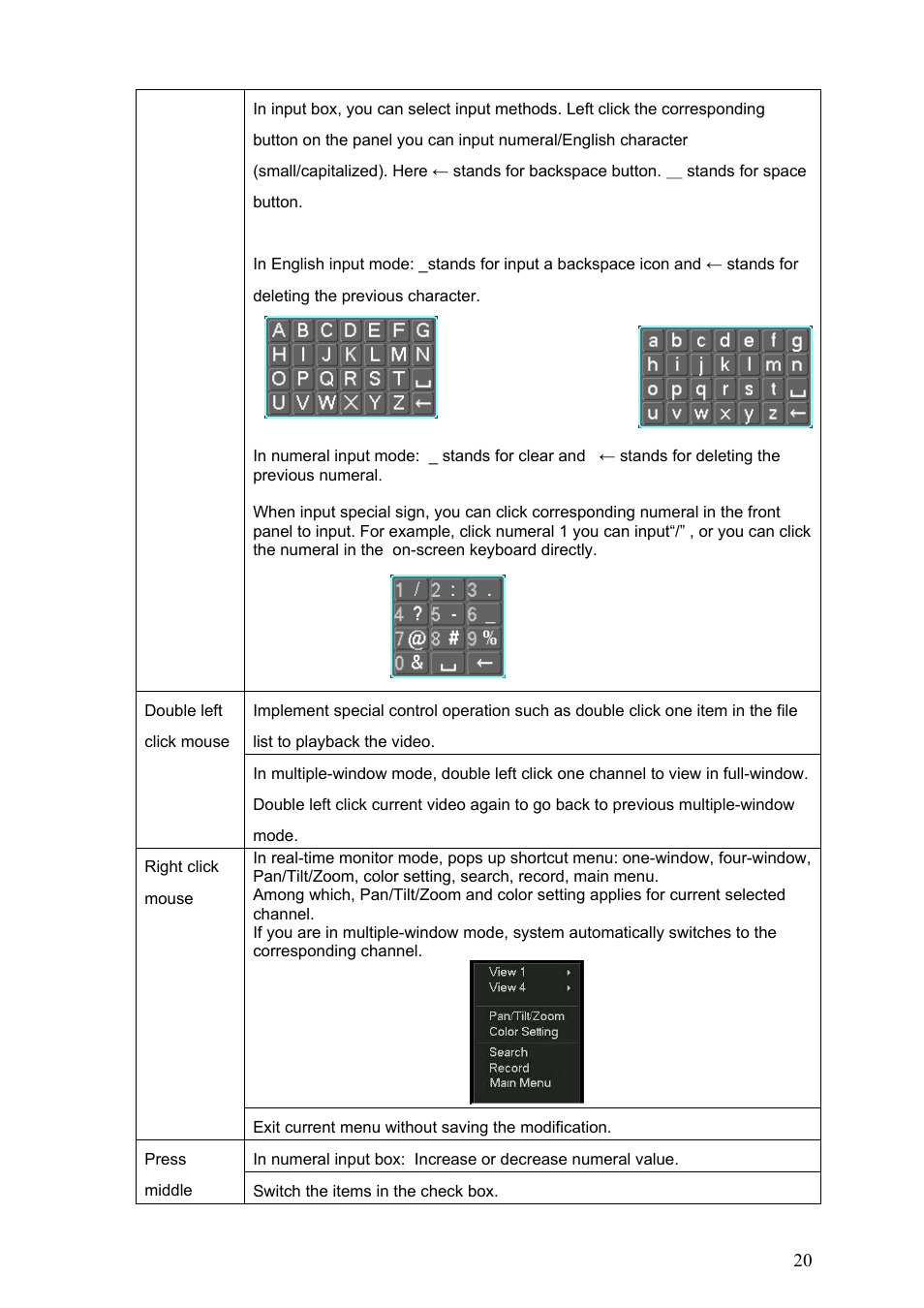 IC Realtime Specialty: 4-CH H.264E CUBE REAL-TIME DVR with BUILT-IN 5.6 LCD User Manual | Page 20 / 134