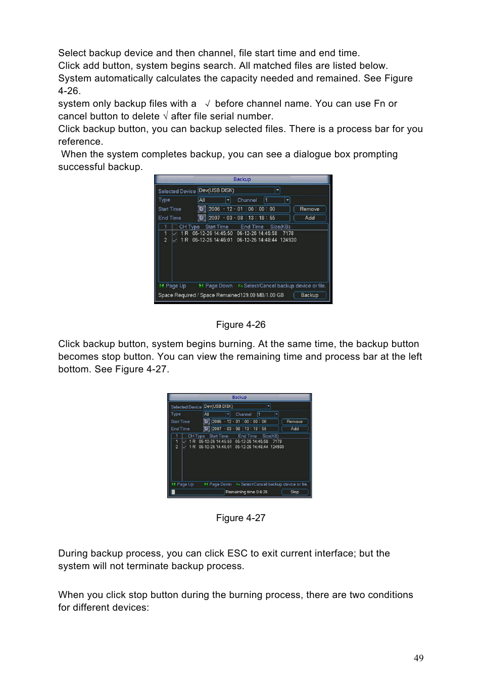 IC Realtime Specialty: 4-CH H.264E CUBE REAL-TIME DVR with BUILT-IN 5.6 LCD User Manual | Page 49 / 134