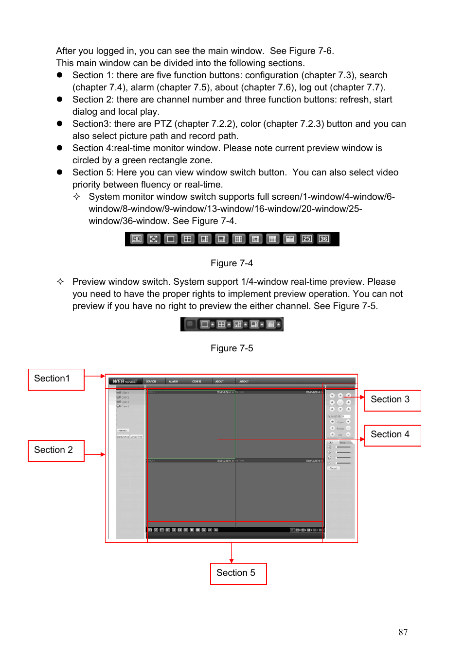 IC Realtime Specialty: 4-CH H.264E CUBE REAL-TIME DVR with BUILT-IN 5.6 LCD User Manual | Page 87 / 134