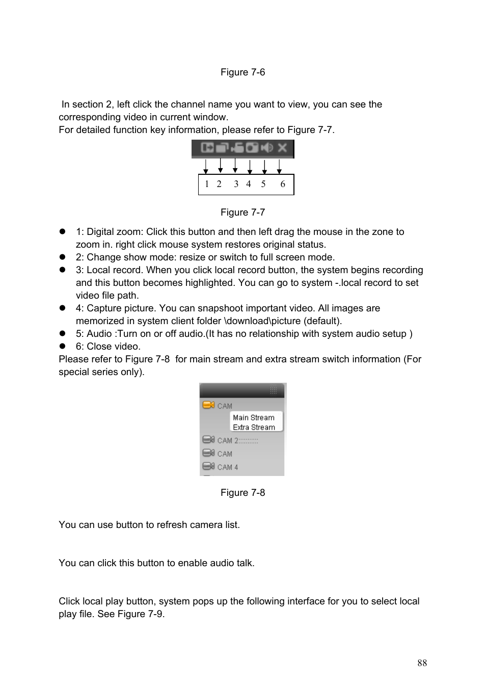 1 real-time monitor, Real-time monitor | IC Realtime Specialty: 4-CH H.264E CUBE REAL-TIME DVR with BUILT-IN 5.6 LCD User Manual | Page 88 / 134